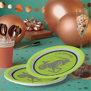 Assiettes En Carton Plaque en papier Capricorne