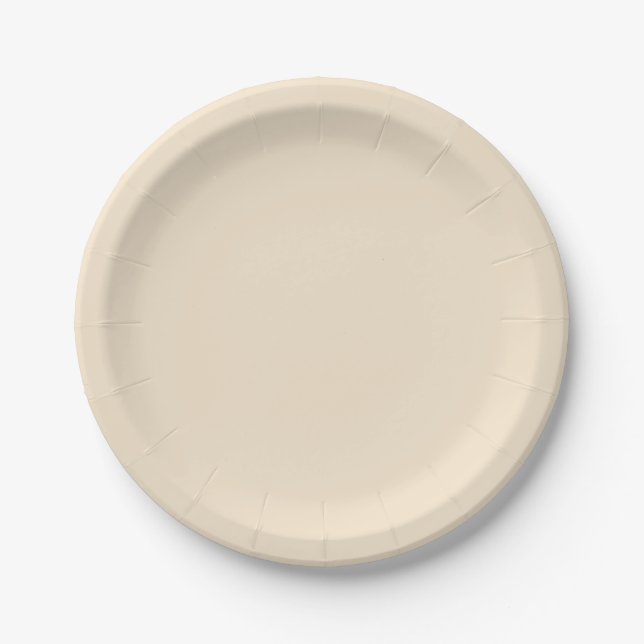 Assiettes En Carton Plaque en papier Champagne (Devant)