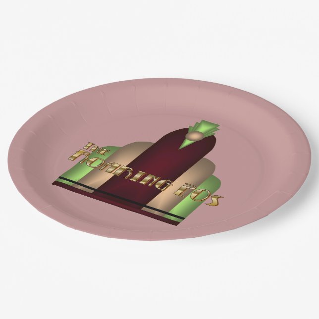 Assiettes En Carton Plaque en papier charleston (Angle)