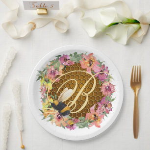 Assiettes En Carton Plaque en papier d'abeille