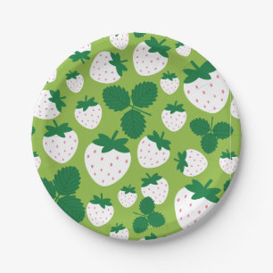 Assiettes En Carton Plaque en papier de fraises