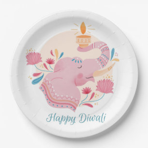 Assiettes En Carton Plaque en papier Diwali