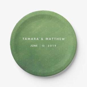 Assiettes En Carton Plaque en papier Emerald City
