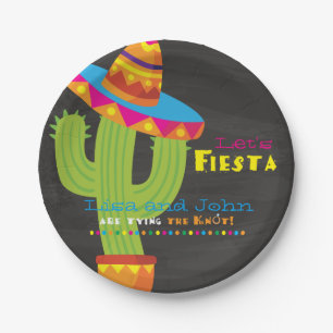 Assiettes En Carton Plaque en papier Fiesta pour les couples