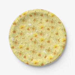 Assiettes En Carton Plaque en papier floral