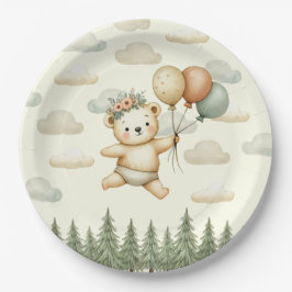 Assiettes En Carton Plaque en papier flottante Bear Adventures