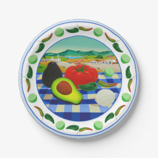 Assiettes En Carton Plaque en papier Guacamole