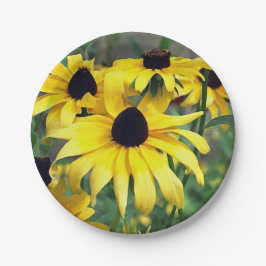 Assiettes En Carton Plaque en papier jaune