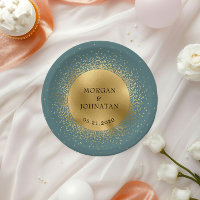 Plaque en papier Pastel Celestie Gold Moon