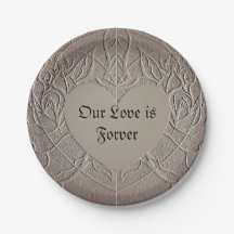 Plaque en papier Rose Sandy