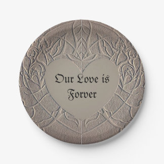 Assiettes En Carton Plaque en papier Rose Sandy