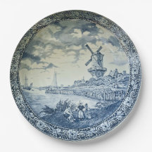 Plaque hollandaise Blue Delft