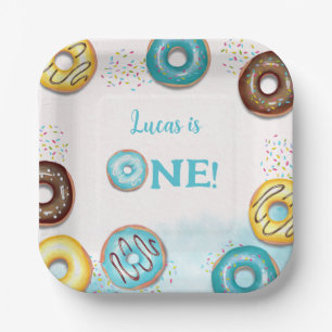 Assiettes En Carton Plaque papier 1er anniversaire