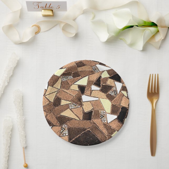 Assiettes En Carton Plaque papier 42 (Mariage)