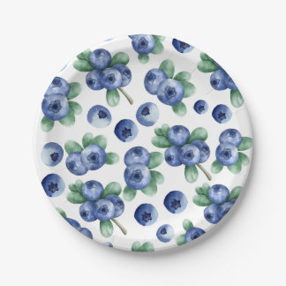 Assiettes En Carton plaque papier à papier bleu