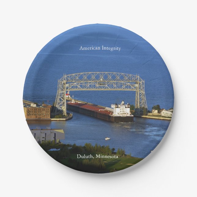 Assiettes En Carton Plaque papier American Integrity Duluth (Devant)