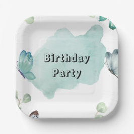 Assiettes En Carton Plaque papier Carré de 7 po