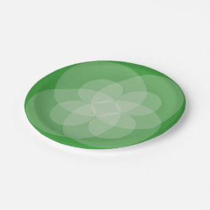 Assiettes En Carton Plaque papier - Cercles d'intersection
