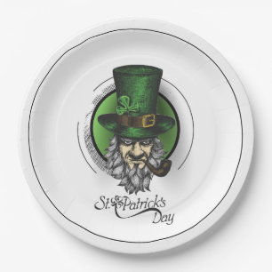 Assiettes En Carton Plaque papier de la Saint Patrick