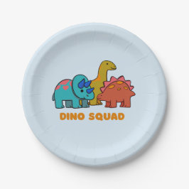 Assiettes En Carton Plaque papier Dino