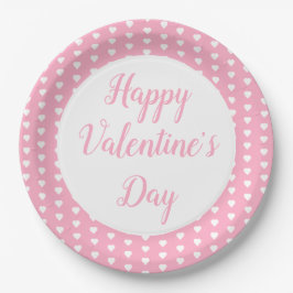 Assiettes En Carton Plaque papier Heureuse Sainte-Valentin