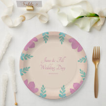 Plaque papier Mariage personnalisée