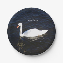 Assiettes En Carton Plaque papier Mute Swan