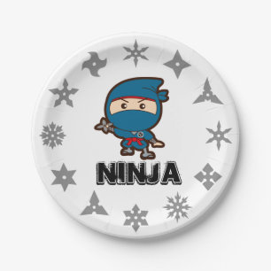 Assiettes En Carton Plaque Papier Ninja Boy