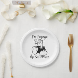 Assiettes En Carton Plaque Papier Popeye