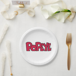 Assiettes En Carton Plaque Papier Popeye