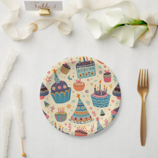 Assiettes En Carton Plaque papier pour enfant anniversaire