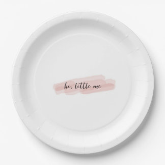 Assiettes En Carton plaque papier pour fille baby shower