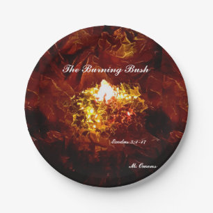 Assiettes En Carton Plaque papier "The Burning Bush"