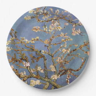Assiettes En Carton Plaque papier Van Gogh Almond Blossom