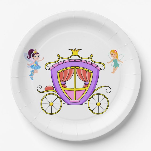 Assiettes En Carton Plaque papillon (Devant)
