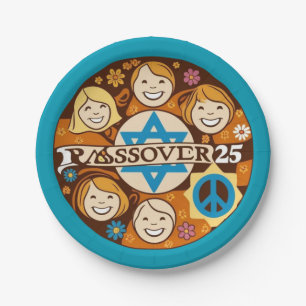Assiettes En Carton Plaque passover pour enfants