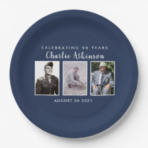 Plaque photo de 90e anniversaire