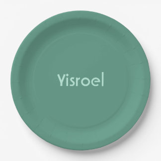 Assiettes En Carton Plaque verte en haut