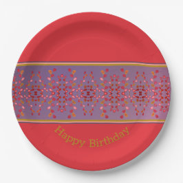 Assiettes En Carton Plaques à motifs papier concepteur