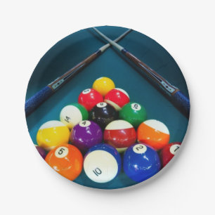 Assiettes En Carton Plaques à papier de billards