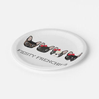 Assiettes En Carton Plaques à papier de Français de Fiesty