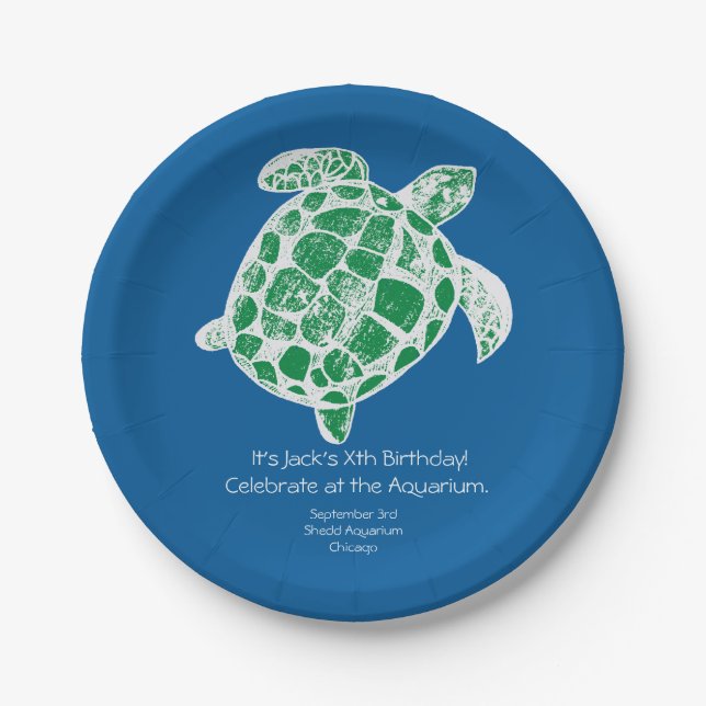 Assiettes En Carton Plaques à papier de partie d&#x27;anniversaire de (Devant)