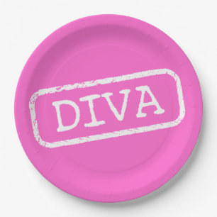 Assiettes En Carton Plaques à papier de partie de DIVA