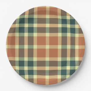 Assiettes En Carton Plaques à papier de plaid