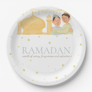 Assiettes En Carton Plaques à papier de Ramadan Kareem