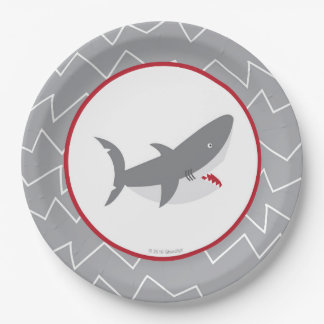 Assiettes En Carton Plaques à papier de requin
