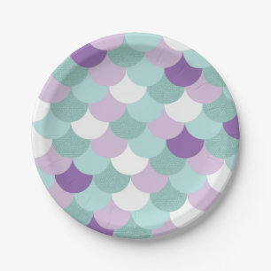 Assiettes En Carton Plaques à papier de sirène
