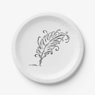 Assiettes En Carton Plaques à papier de stylo de cannette