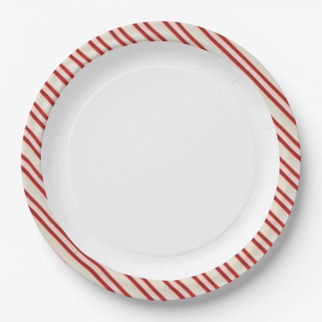 Assiettes En Carton Plaques à papier de sucre de canne (Devant)