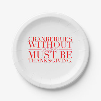 Assiettes En Carton Plaques à papier de thanksgiving drôle